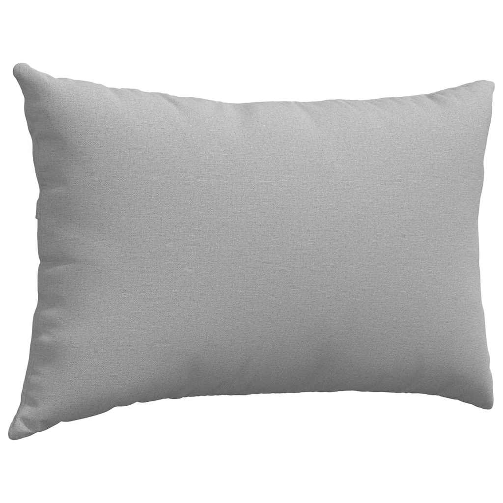 Coussins de canapé 2 pcs Gris nuage 60 x 40 cm Tissu