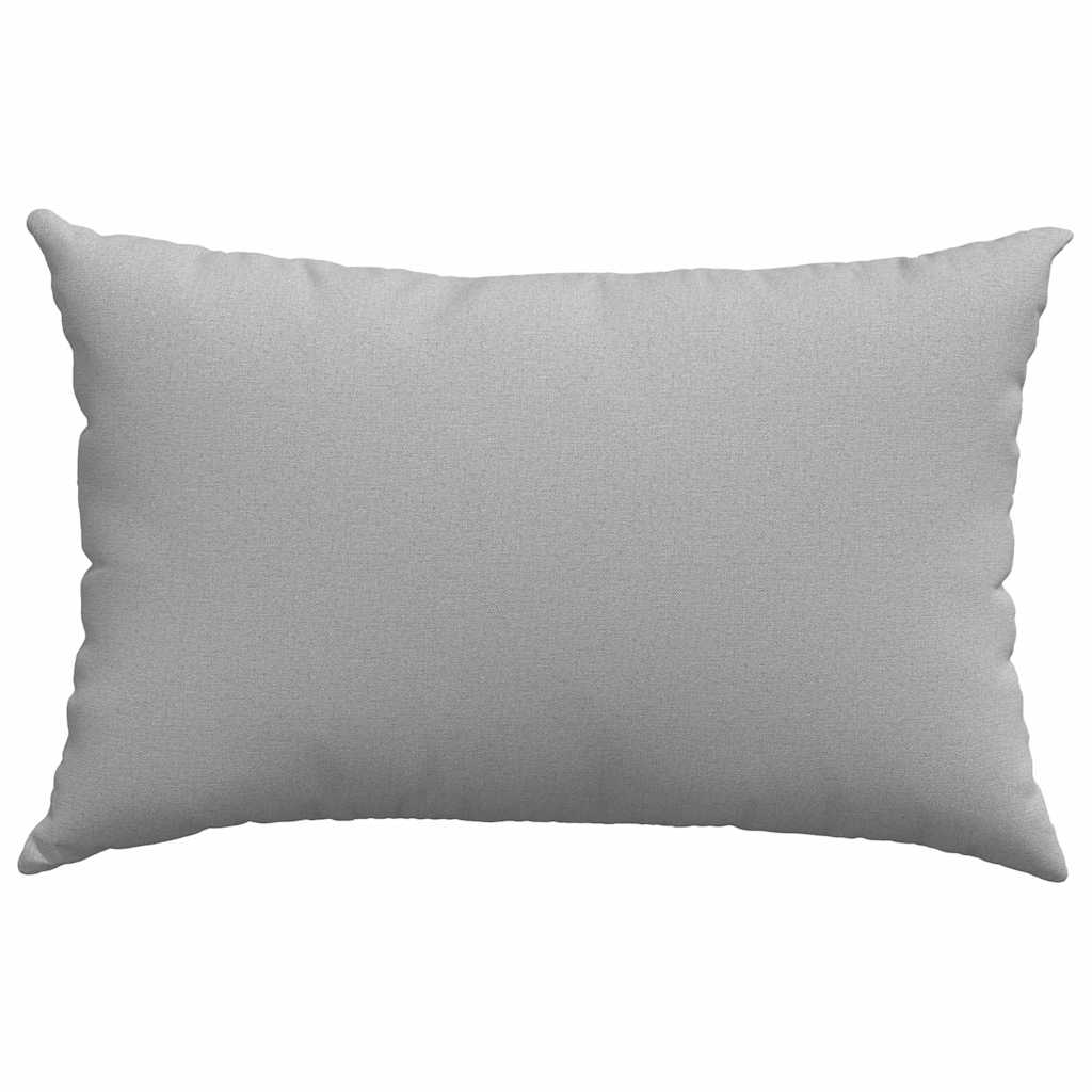 Coussins de canapé 2 pcs Gris nuage 60 x 40 cm Tissu