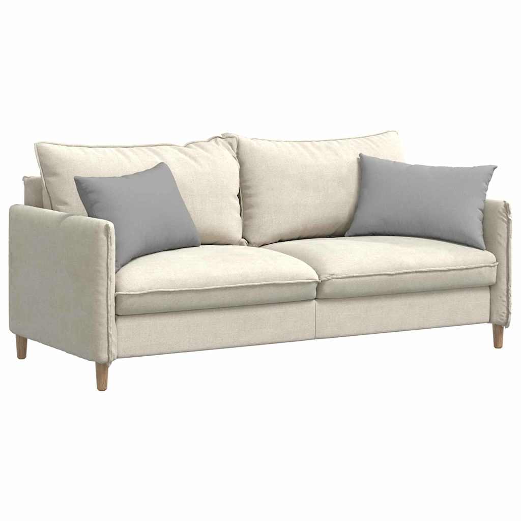Coussins de canapé 2 pcs Gris nuage 60 x 40 cm Tissu
