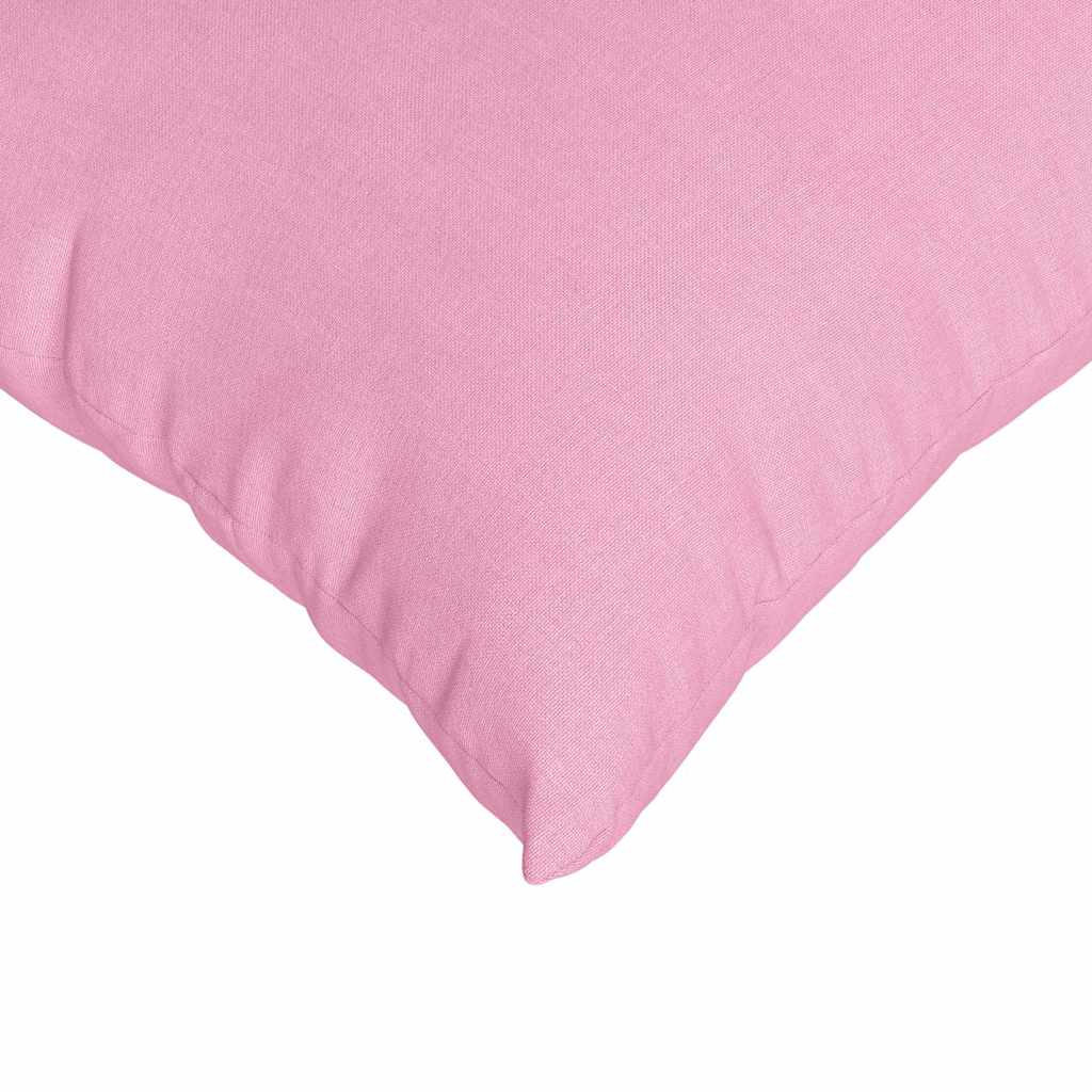 Coussins de canapé 2 pcs Rose 60 x 40 cm Tissu