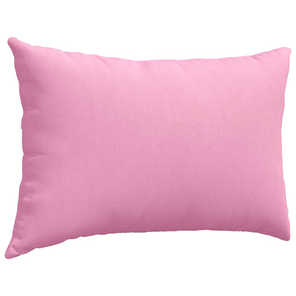 Coussins de canapé 2 pcs Rose 60 x 40 cm Tissu