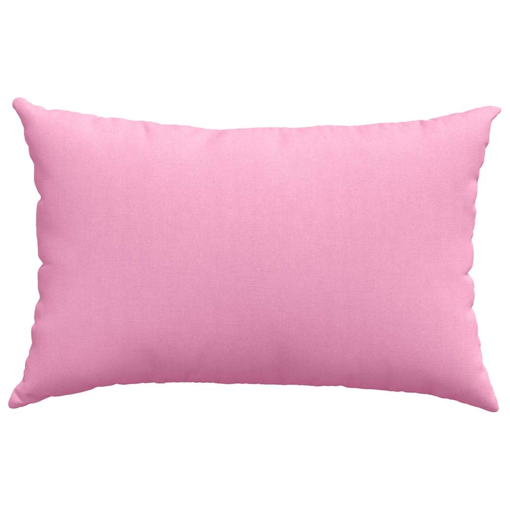 Coussins de canapé 2 pcs Rose 60 x 40 cm Tissu