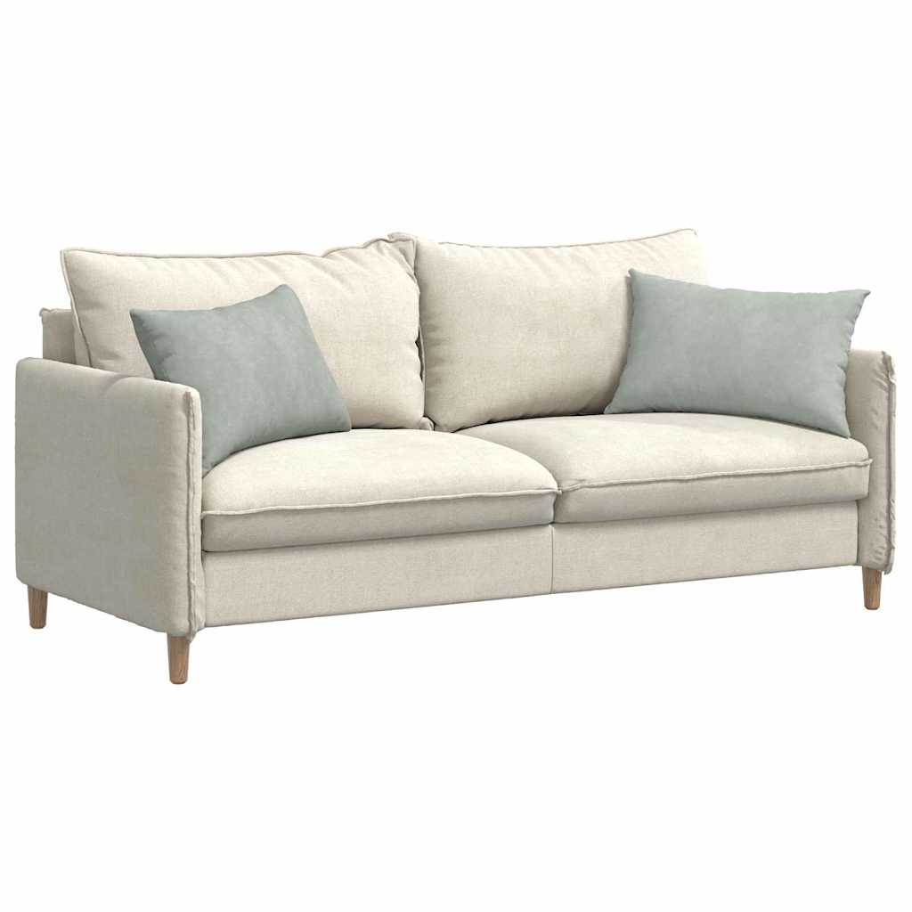 Sofa Cushions 2 Pieces Light Grey 60 x 40 cm Corduroy Fabric