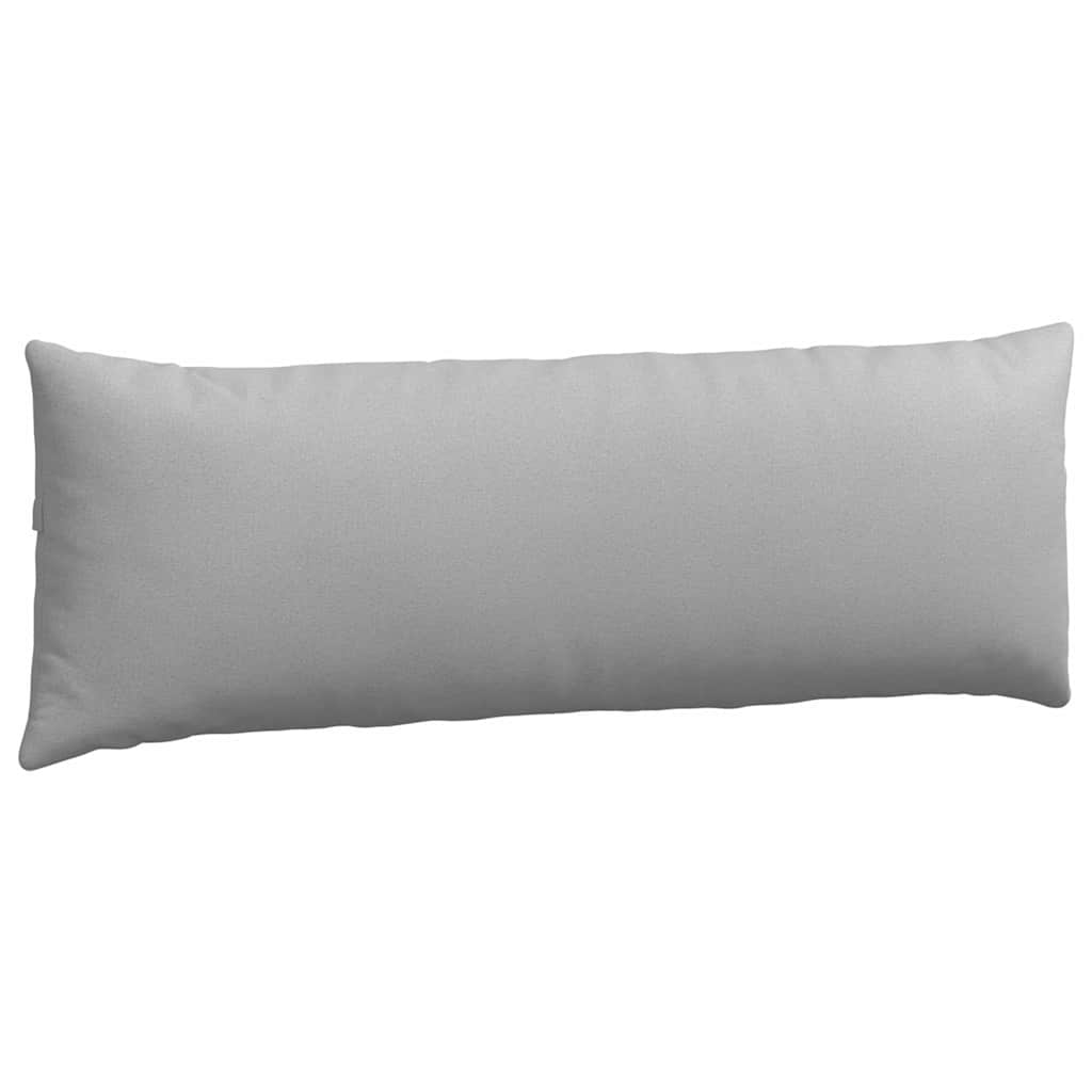 Coussins de canapé 2 pcs Gris nuage 120 x 40 cm Tissu
