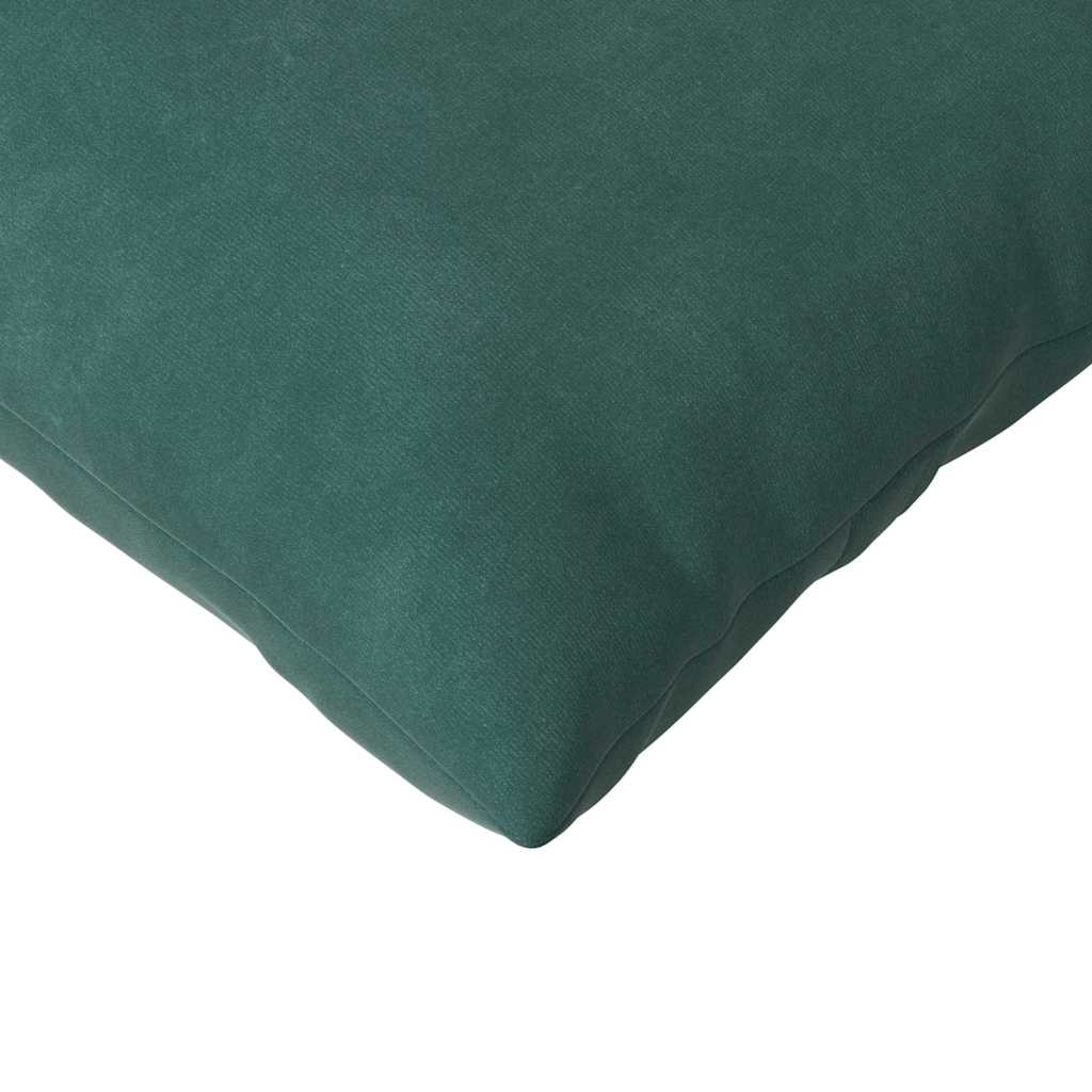 Sofa Cushions 2 Pieces Dark Green 120 x 40 cm Corduroy Fabric