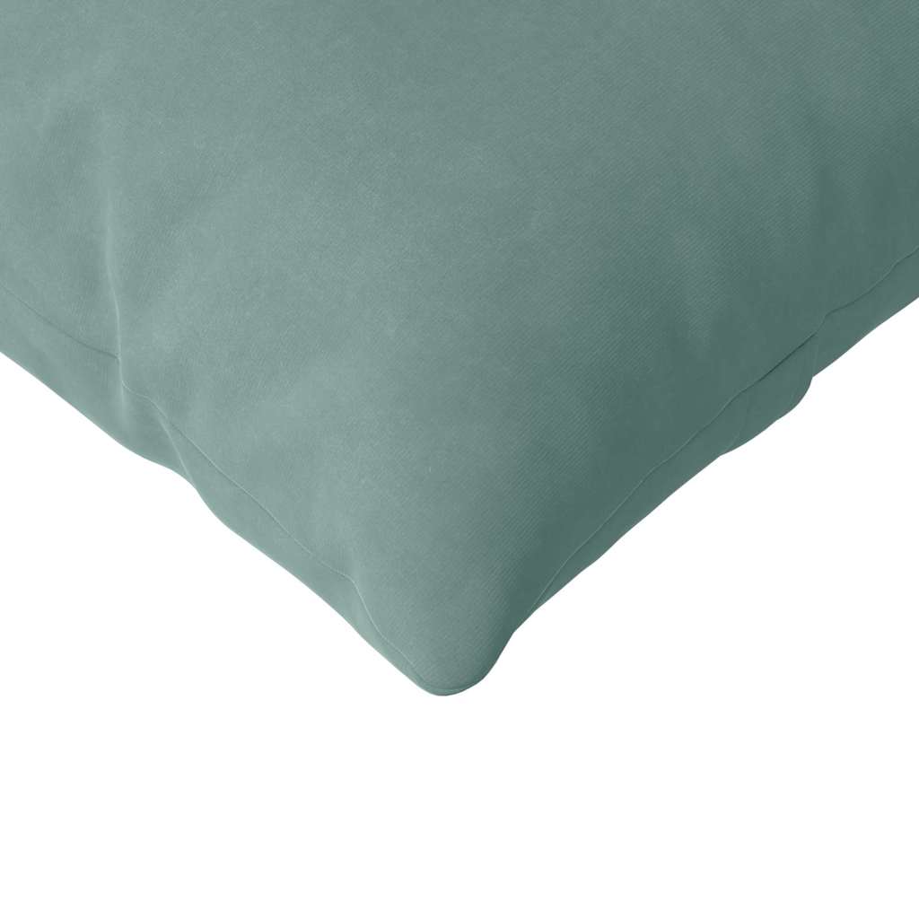 Sofa cushions 2 pieces sea green 120 x 40 cm corduroy fabric