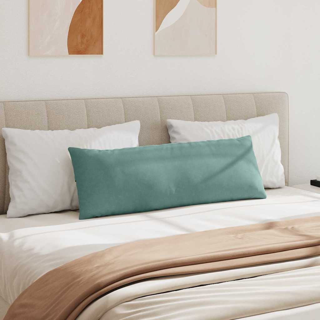 Sofa cushions 2 pieces sea green 120 x 40 cm corduroy fabric