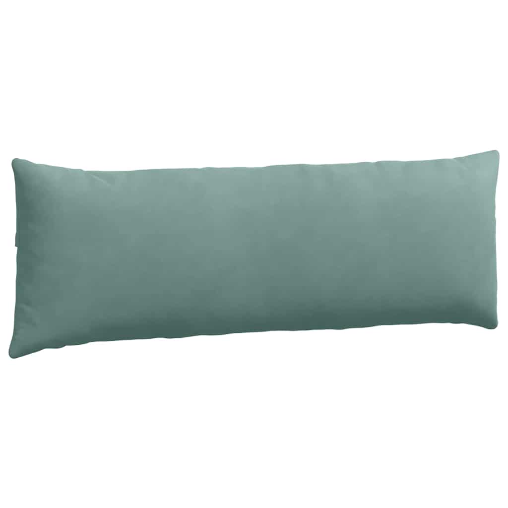 Sofa cushions 2 pieces sea green 120 x 40 cm corduroy fabric