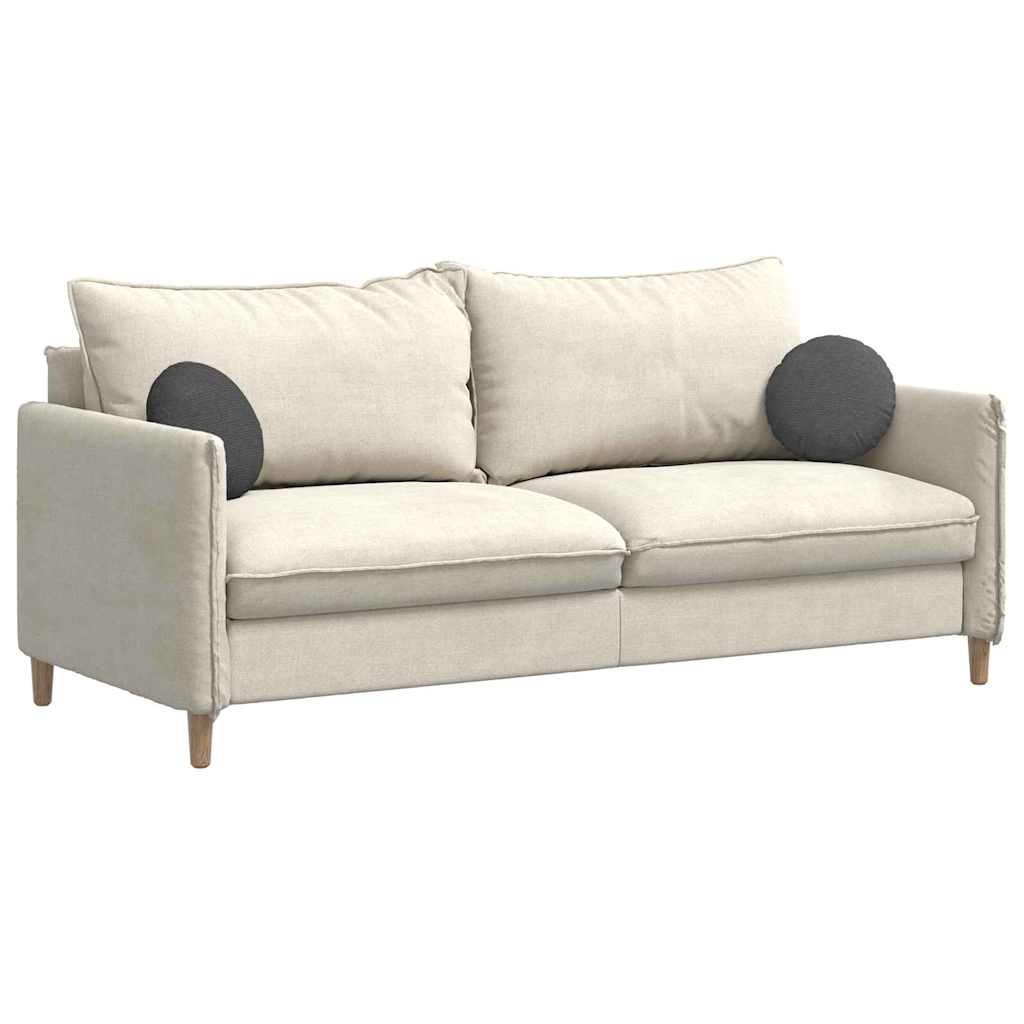 Coussins d'assise 2 pcs Gris foncé Ø 30 cm Tissu côtelé