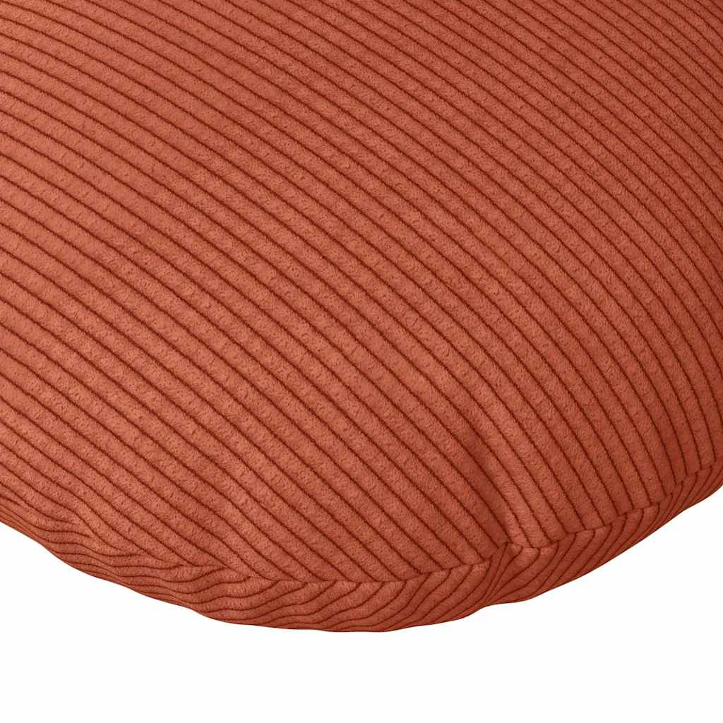 Sitzkissen 2 pcs Rot-Orange Ø 30 cm Cordstoff