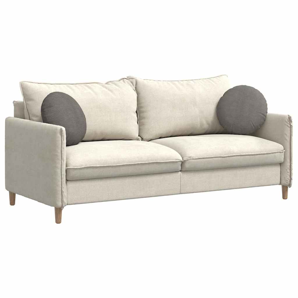 Coussins de chaise 2 pcs Gris clair Ø 40 cm Velours côtelé