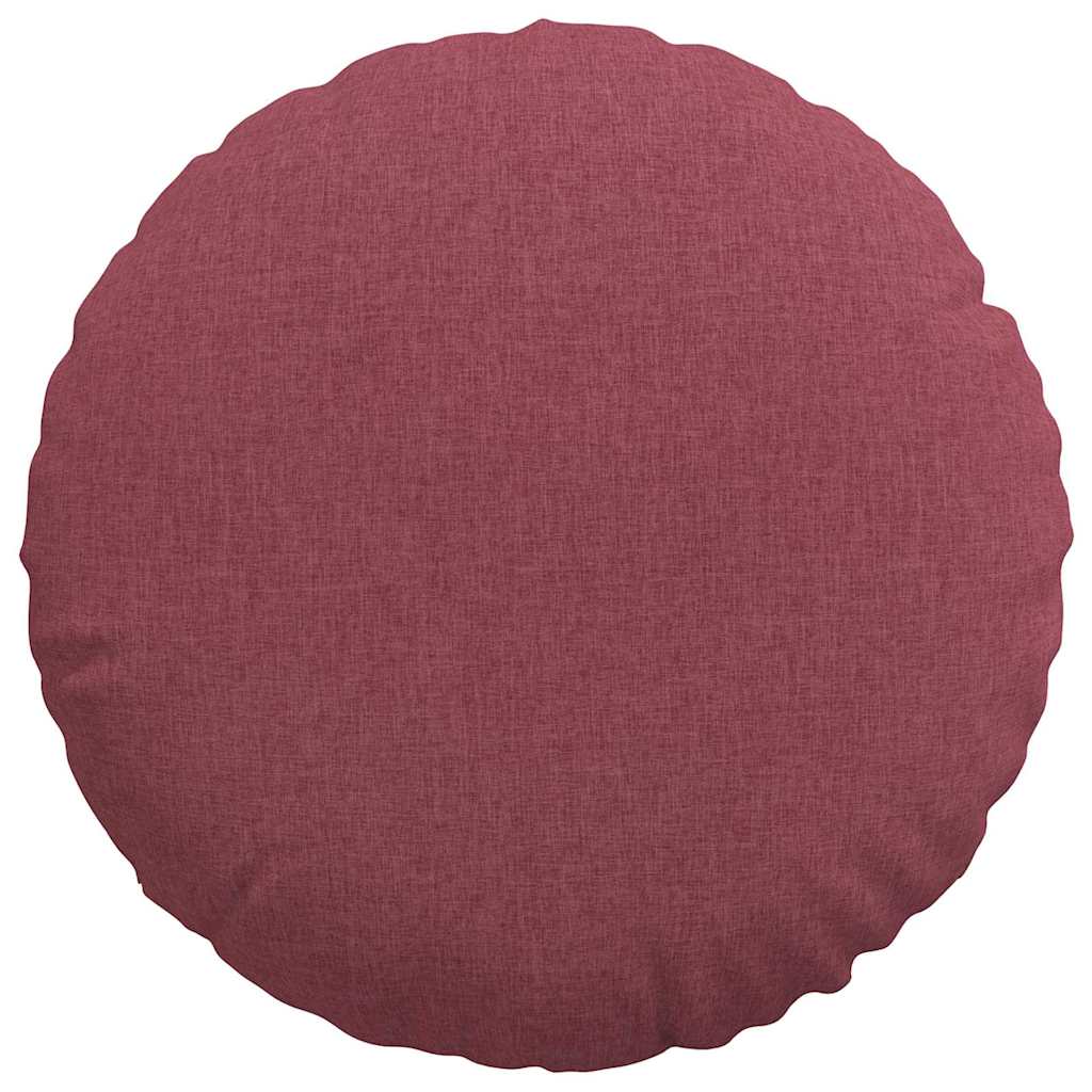 Seat Cushion 2 pcs Wine Red Ø80 x 29 cm Fabric