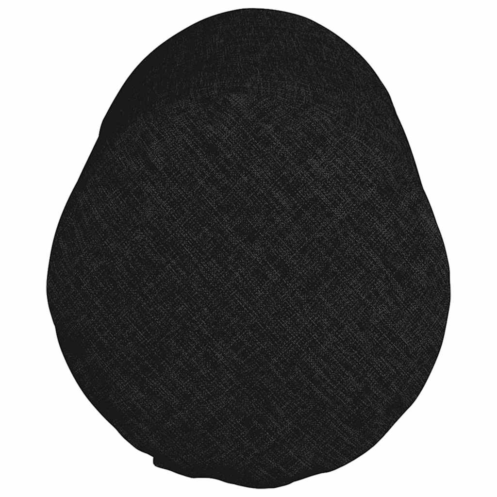 Traversin 2 pièces Noir Ø 15 x 40 cm Tissu