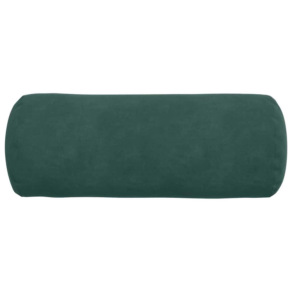 Bolster Cushions 2 Pieces Dark Green Ø 15 x 40 cm Corduroy Fabric