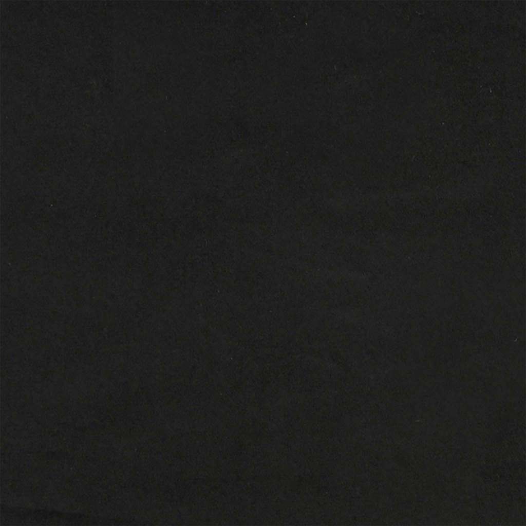Bolsterkissen 2 Stück Schwarz Ø 15 x 40 cm Cordstoff