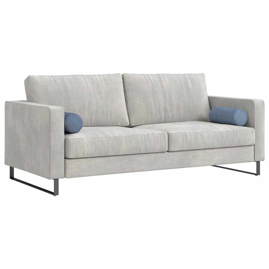 Bolsterkissen 2 Stück Blau Ø 15 x 40 cm Cordstoff