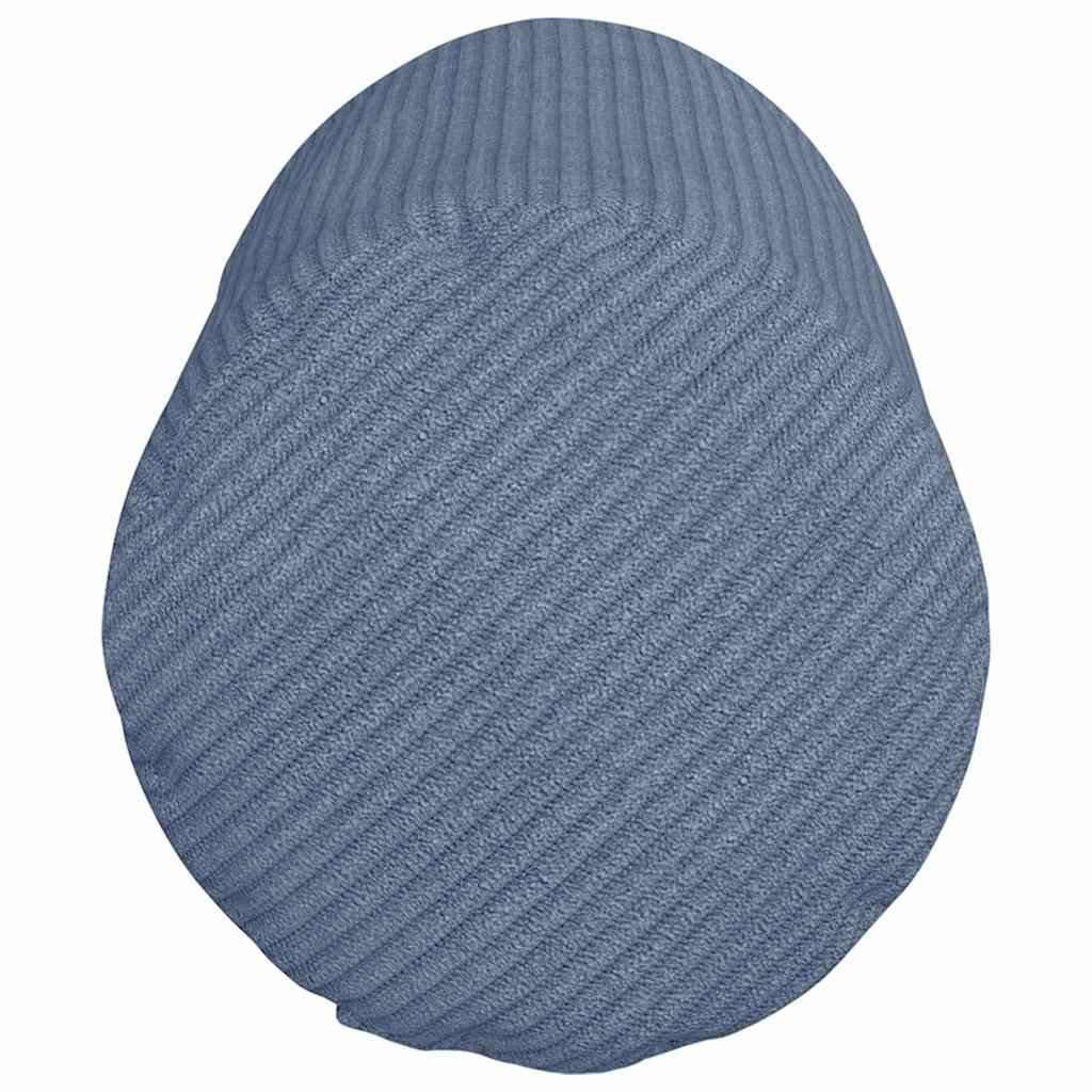 Bolsterkissen 2 Stück Blau Ø 15 x 40 cm Cordstoff