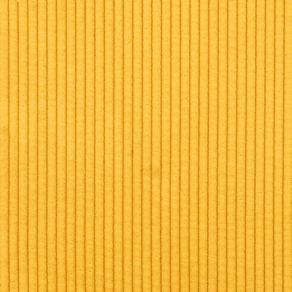 Bolster Pillows 2 Pieces Light Yellow Ø 15 x 40 cm Corduroy Fabric