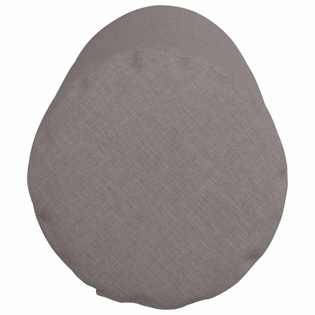 Traversin 2 pièces Taupe Ø 25 x 70 cm Tissu