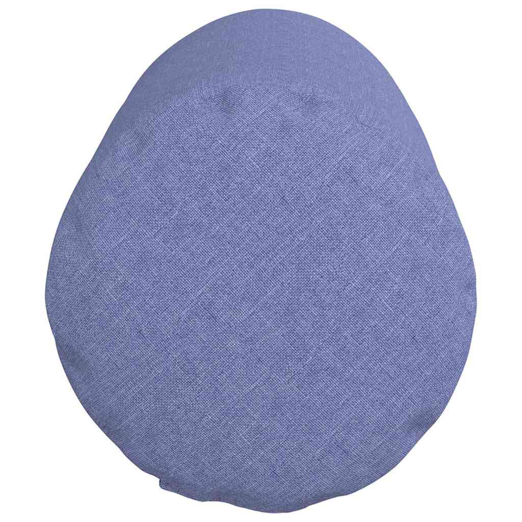 Bolsterkissen 2 Stück Jeans blau Ø 25 x 70 cm Stoff