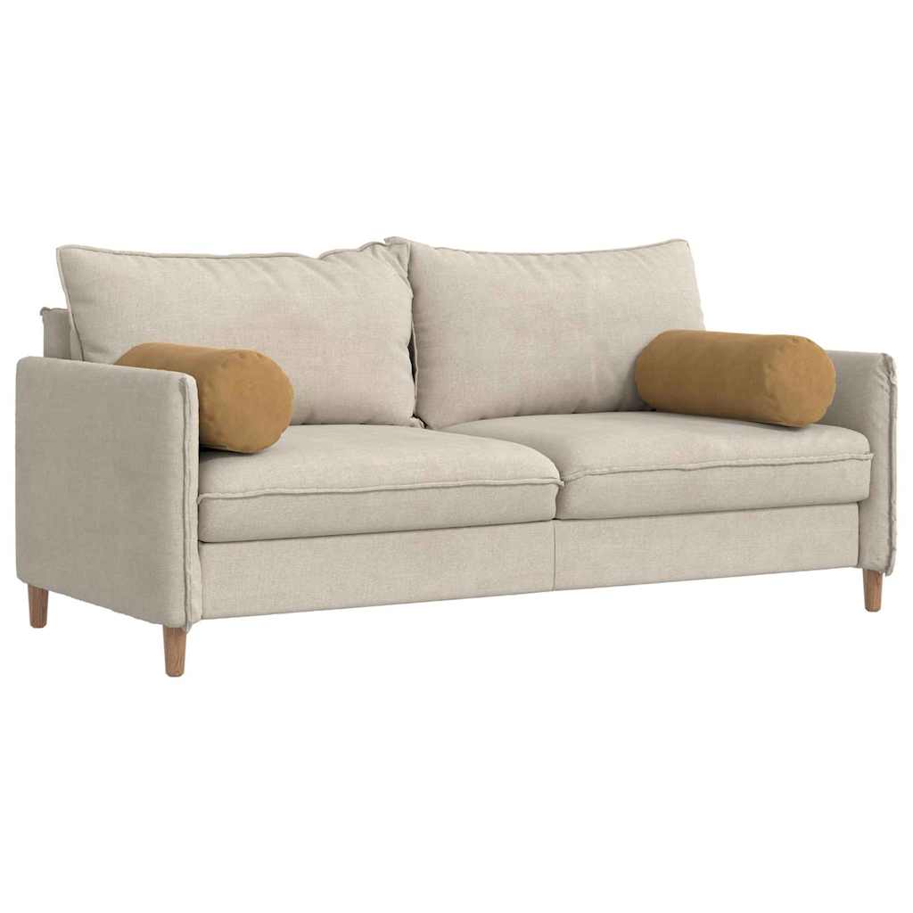 Bolsterkissen 2 Stück Braun Ø 25 x 70 cm Cordstoff