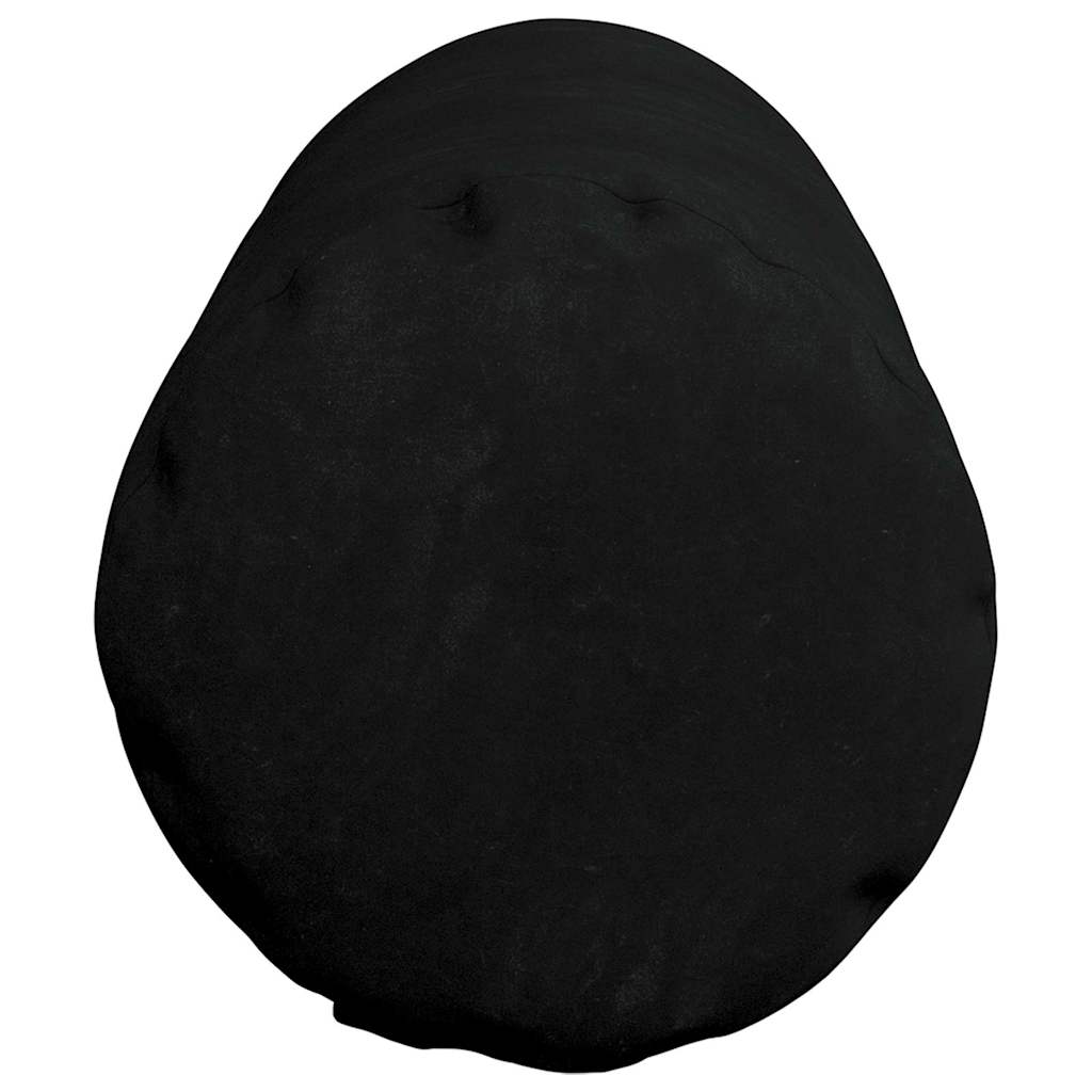 Bolster Cushions 2 Pieces Black Ø 25 x 70 cm Microfiber Fabric