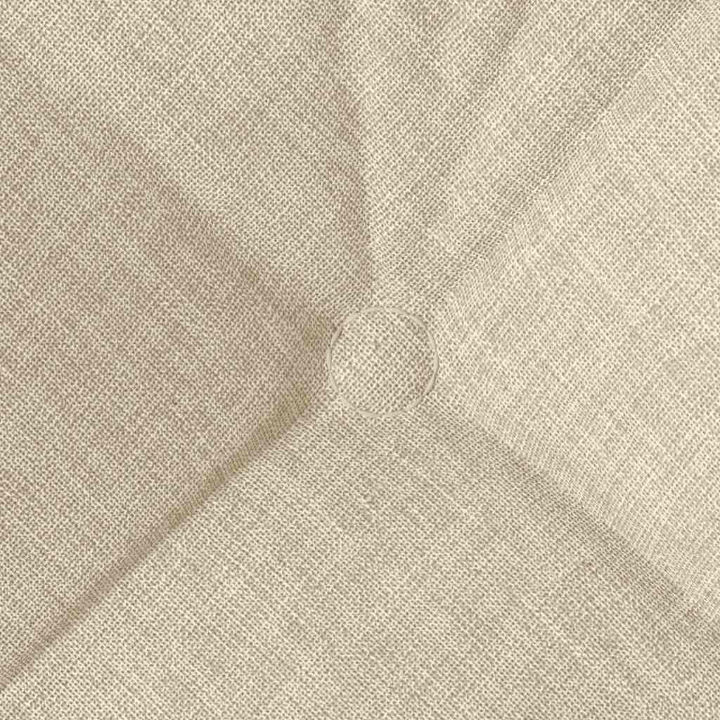 Coussins d'assise 4 pcs Crème 40 x 40 x 12 cm Tissu