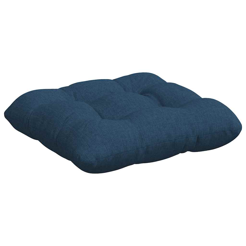 Sitzkissen 4 pcs Blau 40 x 40 x 12 cm Stoff