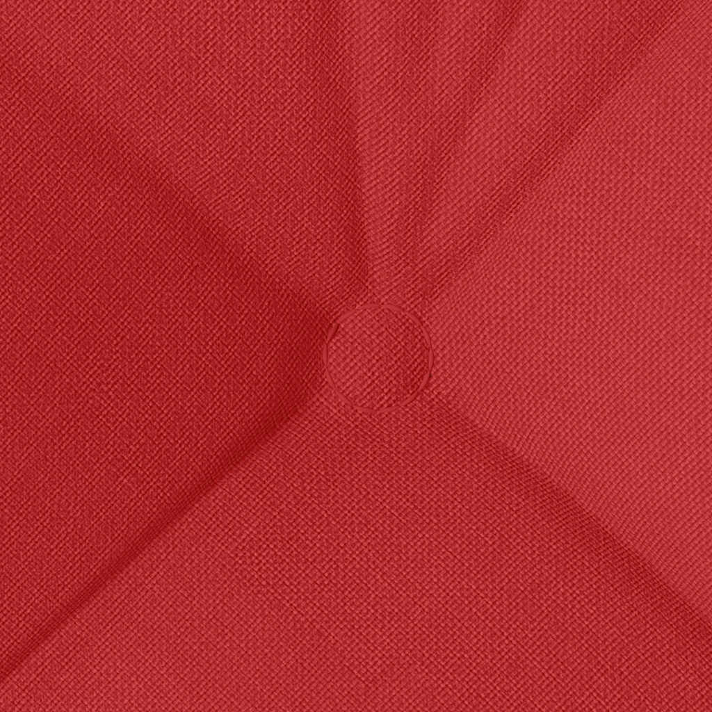 Coussins d'assise 4 pcs Rouge 40 x 40 x 12 cm Tissu