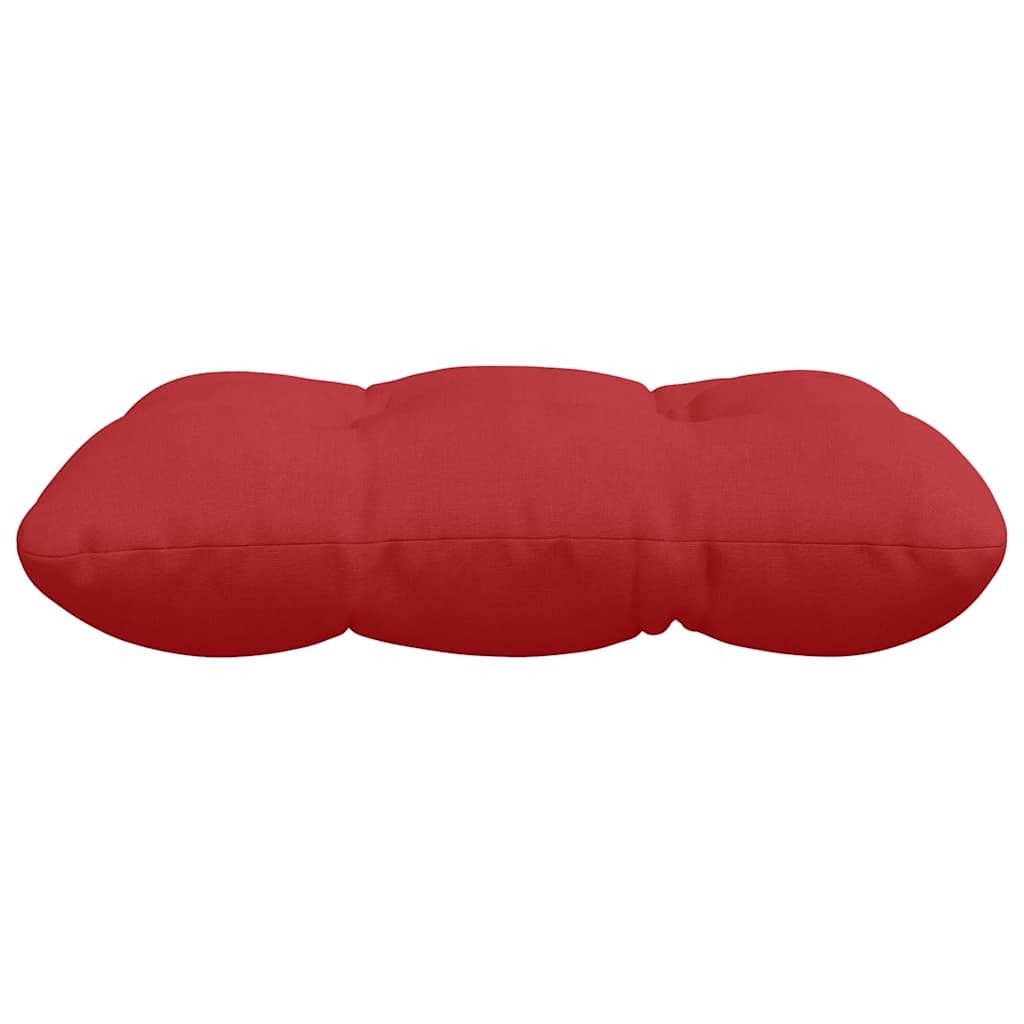 Coussins d'assise 4 pcs Rouge 40 x 40 x 12 cm Tissu