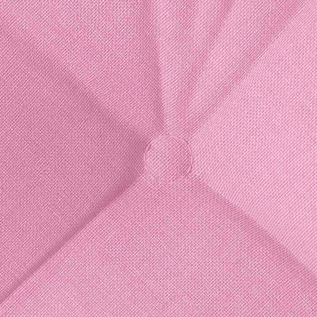 Coussins de chaise 4 pcs Rose 40 x 40 x 12 cm Tissu