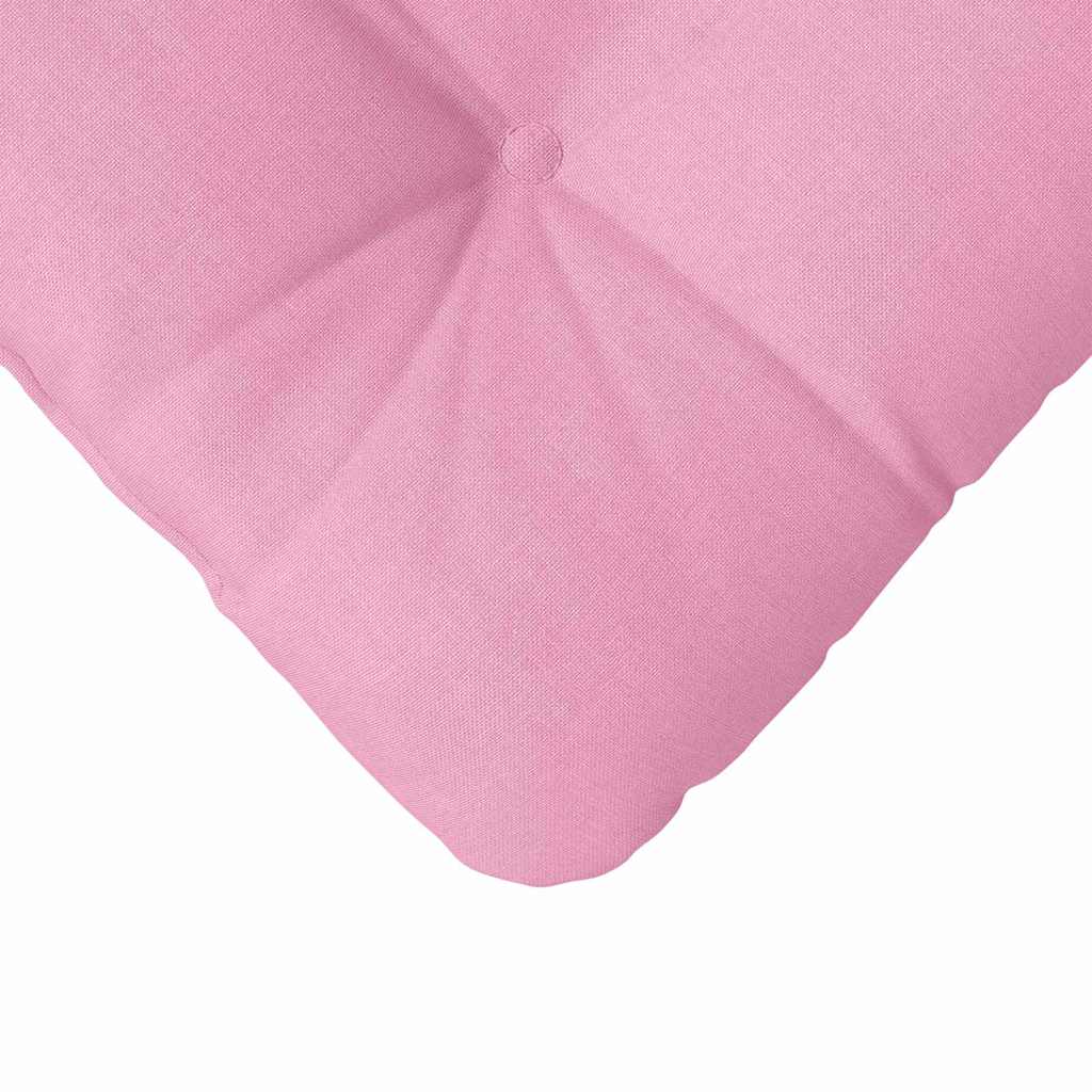 Coussins de chaise 4 pcs Rose 40 x 40 x 12 cm Tissu