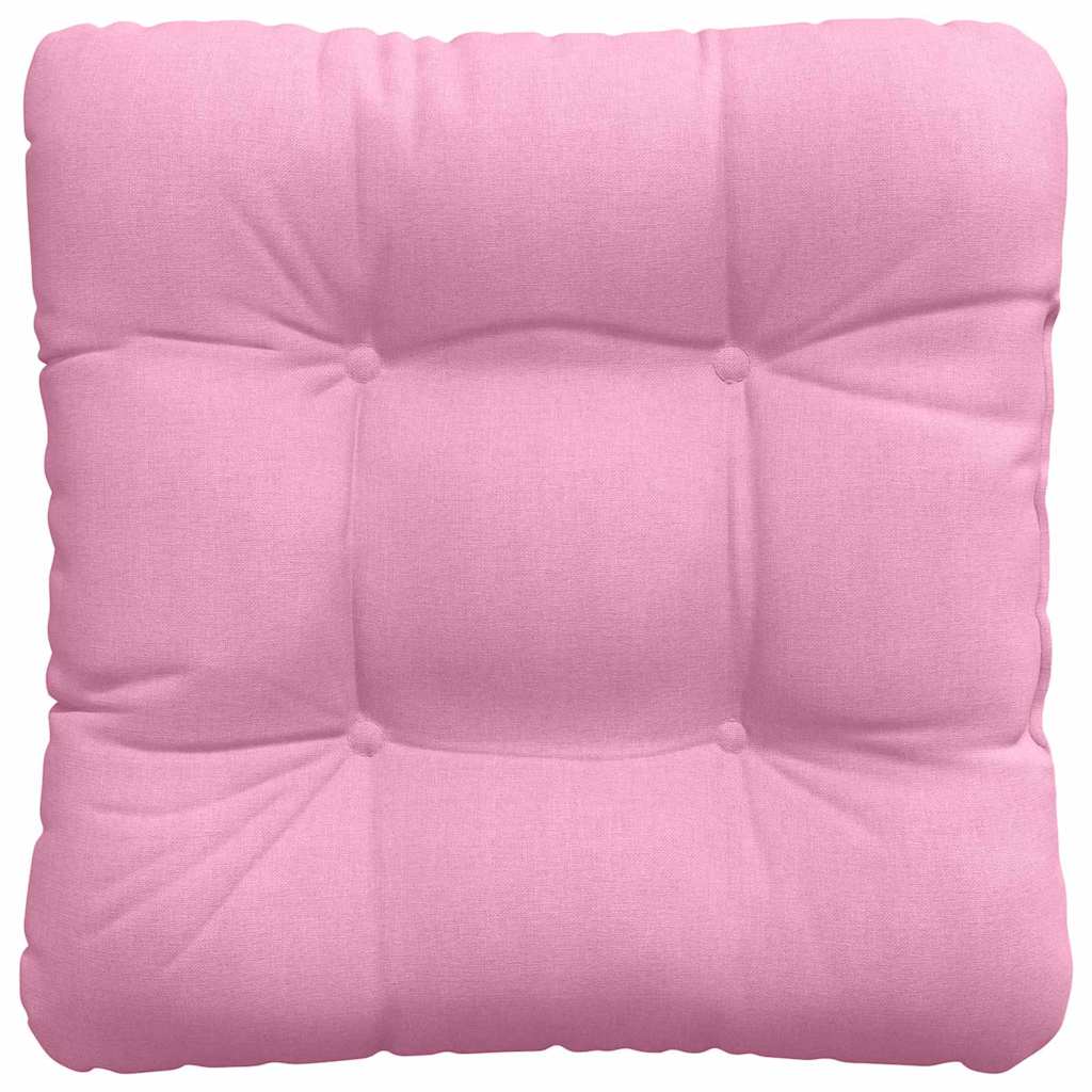 Coussins de chaise 4 pcs Rose 40 x 40 x 12 cm Tissu