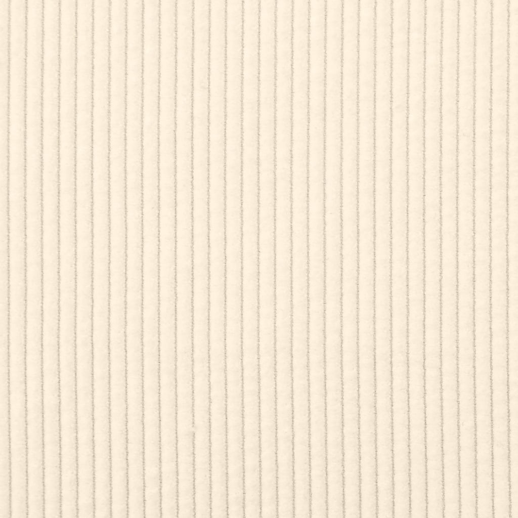 Coussins de chaise 4 pcs Crème 40 x 40 cm Velours côtelé