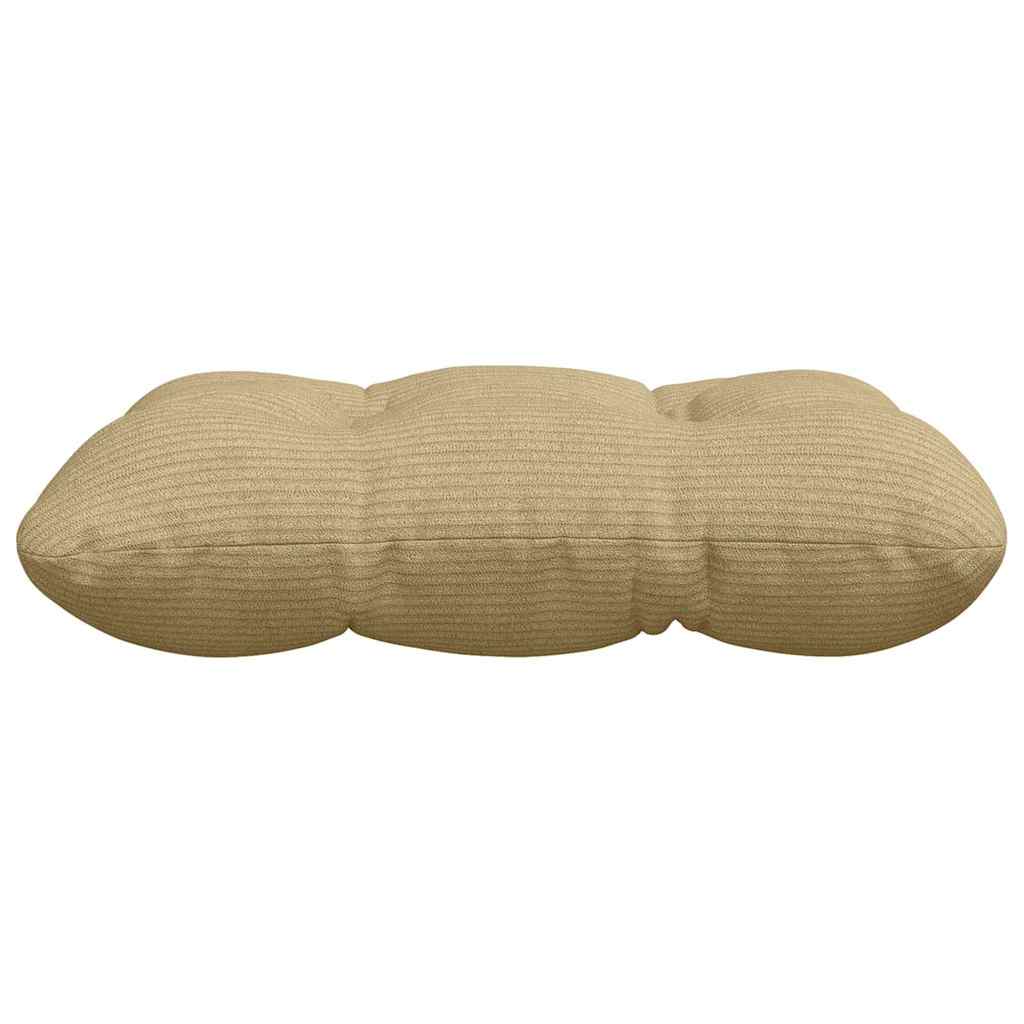 Coussins de chaise 4 pcs Gris-Vert 40 x 40 cm Velours côtelé