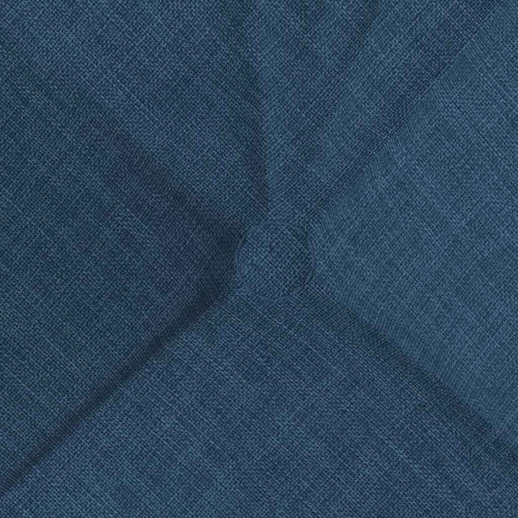 Seat Cushions 4 pcs Blue 45 x 45 x 12 cm Fabric
