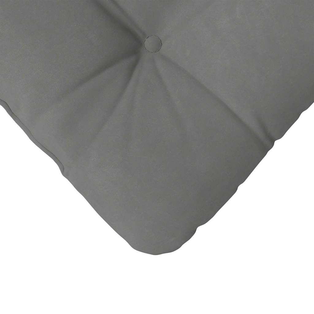 Sitzkissen 4 pcs Dunkelgrau 45 x 45 cm Mikrofaserstoff