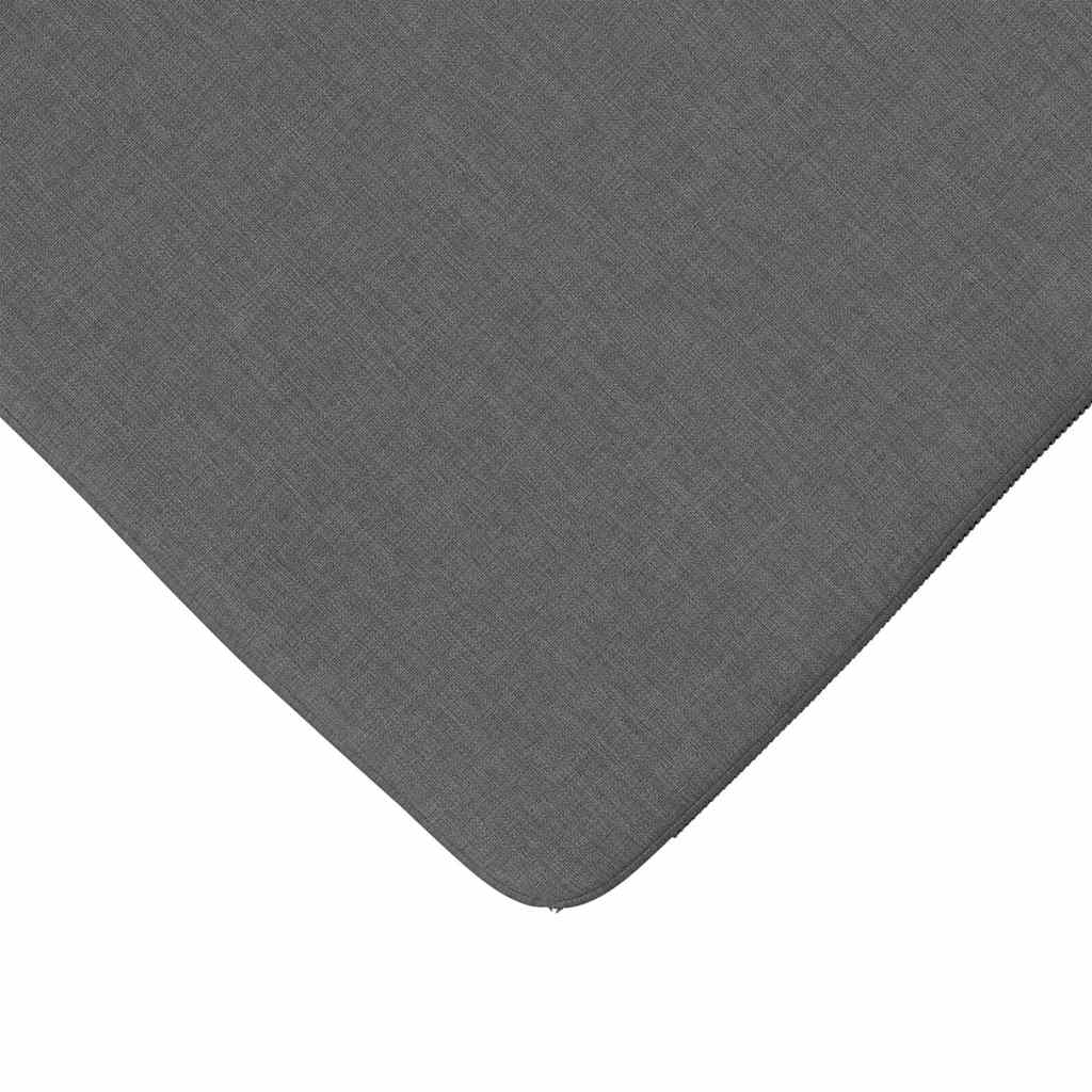 Coussins de chaise 4 pcs Gris foncé 40 x 40 x 3 cm Tissu