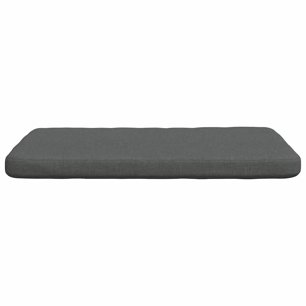 Coussins de chaise 4 pcs Gris foncé 40 x 40 x 3 cm Tissu
