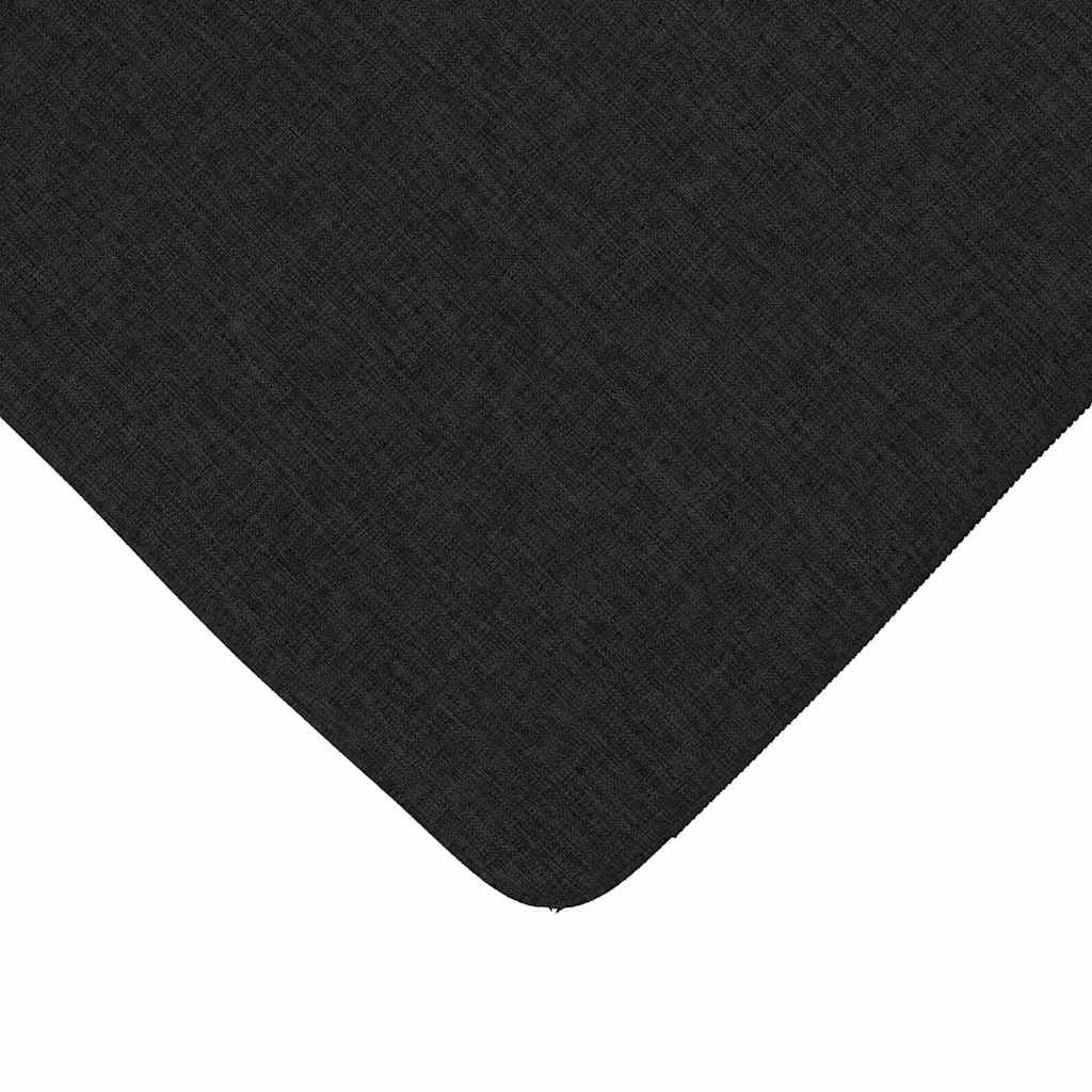 Coussins de chaise 4 pcs Noir 40 x 40 x 3 cm Tissu