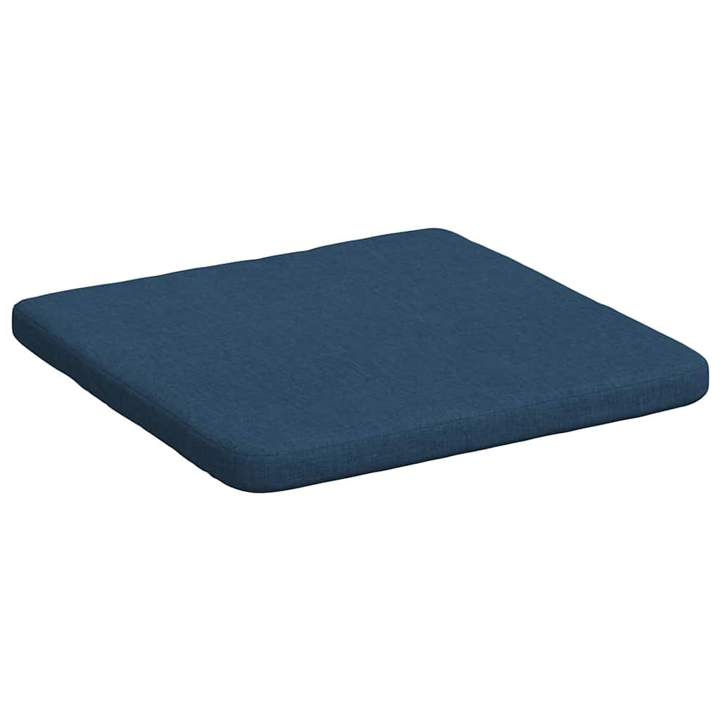 Sitzkissen 4 pcs Blau 40 x 40 x 3 cm Stoff