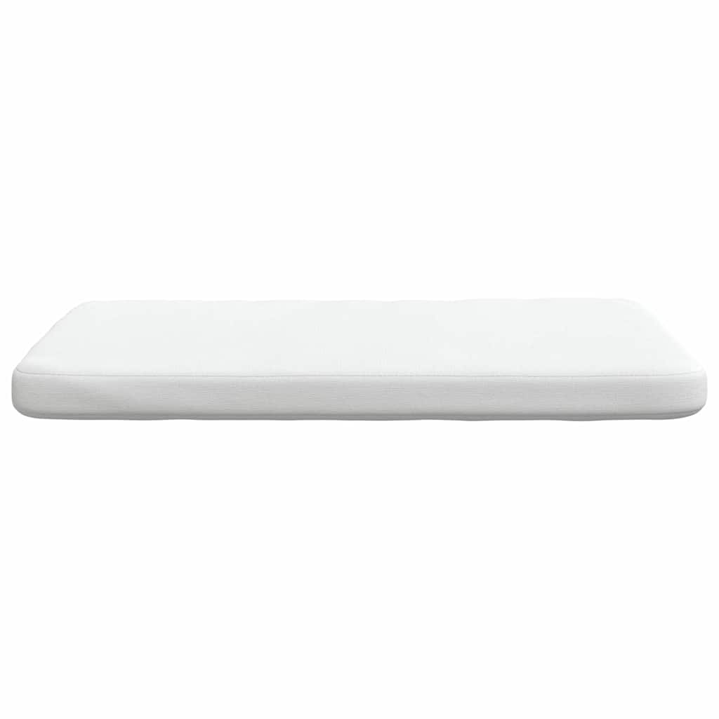Coussins de chaise 4 pièces Blanc 40 x 40 x 3 cm Tissu