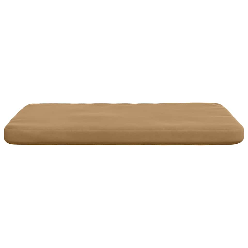 Sitzkissen 4 pcs Braun 40 x 40 x 3 cm Samt