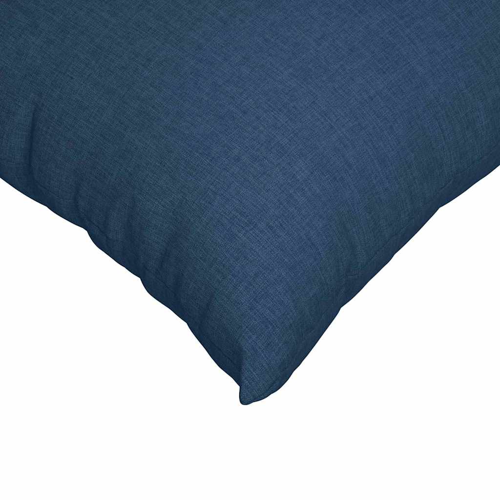 Coussins de canapé 2 pcs Bleu 50 x 30 cm Tissu