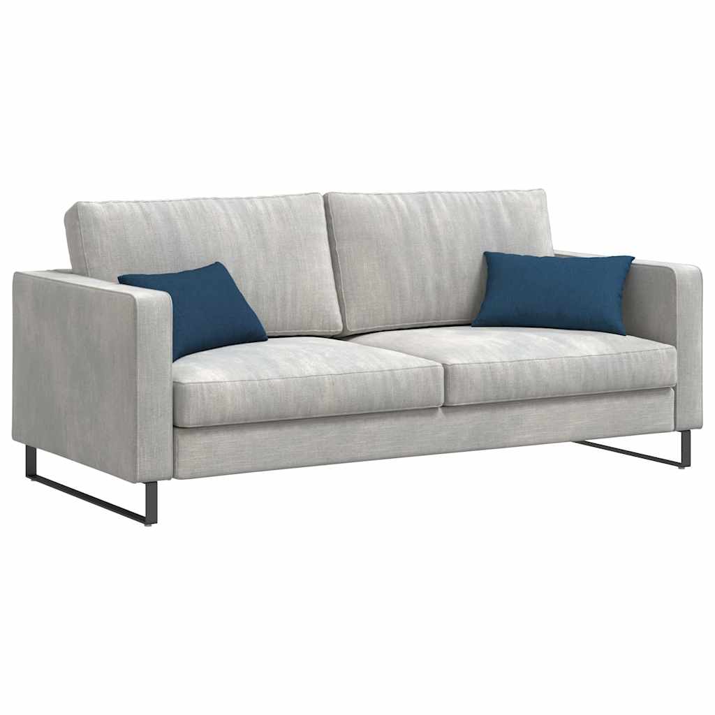 Coussins de canapé 2 pcs Bleu 50 x 30 cm Tissu