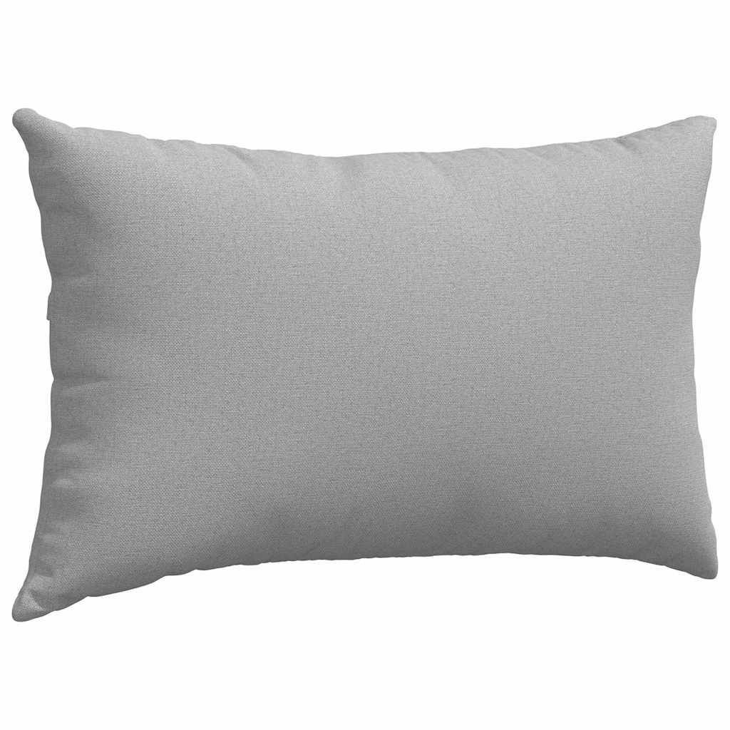 Coussins de canapé 2 pcs Gris nuage 50 x 30 cm Tissu