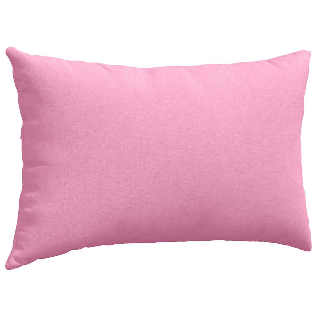 Couch Cushions 2 pcs Pink 50 x 30 cm Fabric