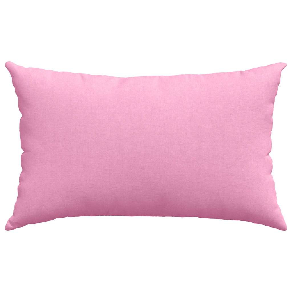 Couch Cushions 2 pcs Pink 50 x 30 cm Fabric