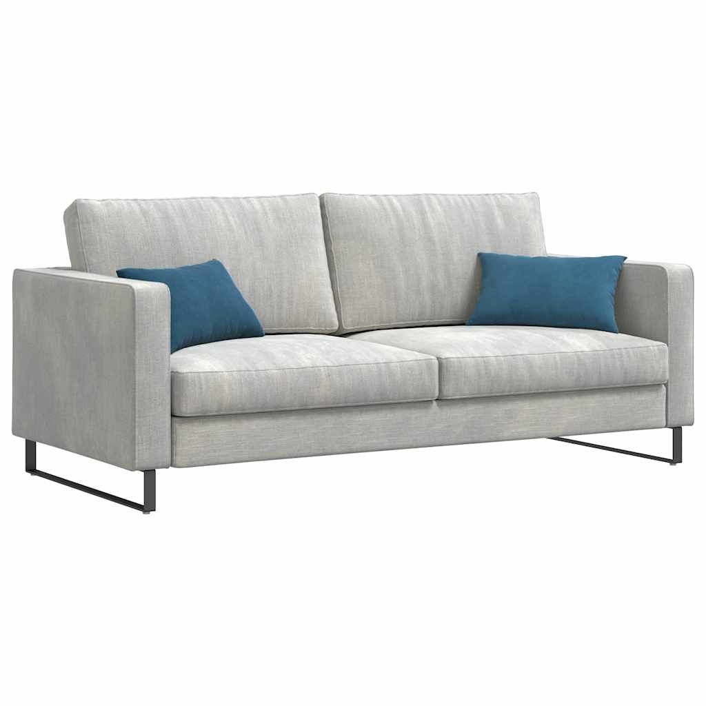 Coussins de canapé 2 pièces bleu 50 x 30 cm velours côtelé