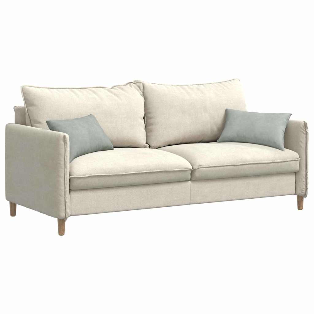Sofa Cushions 2 Pieces Light Grey 50 x 30 cm Corduroy Fabric